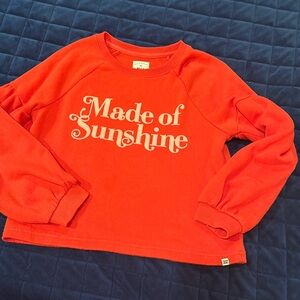 Girls Billabong Sweatshirt-Red- SZ M